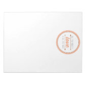 必要なのは愛だけだ | mangoとcopper ノートパッド (正面)