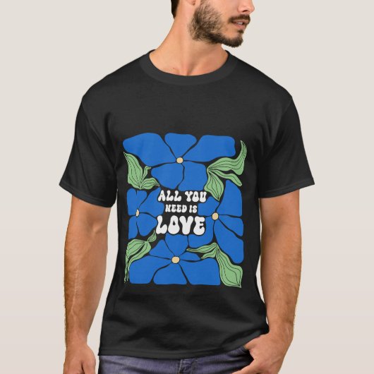 必要なのは愛だけTシャツ Tシャツ (正面)