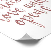 必要なのは愛とオープンバーバラ金ゴールドサイン ポスター (角)