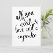 必要なのは愛とカップケーキのサイン手頃だけ 招待状 (スタンド正面)