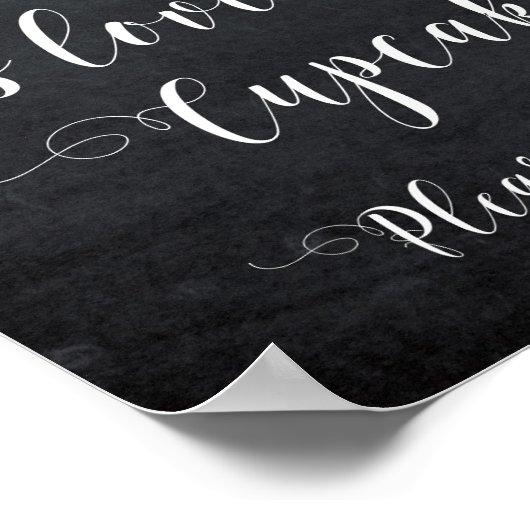 必要なのは愛とカップケーキのサイン結婚だけだ ポスター (角)