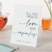 必要なのは愛とカップケーキ結婚だけ 台座サイン (インサイチュ)