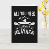 必要なのは愛とカヤックだけだ カード (黄色い花)