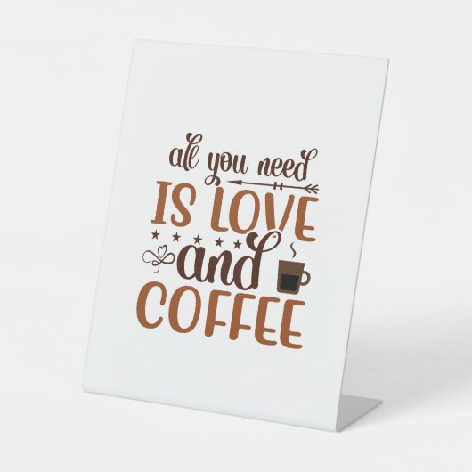 必要なのは愛とコーヒーのシンボルや象徴&ポスター 台座サイン (正面)