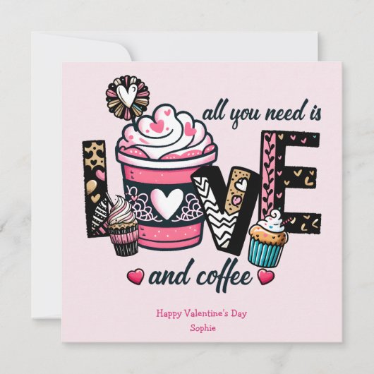 必要なのは愛とコーヒーのバレンティおもしろいンの日だけだ シーズンカード (正面)