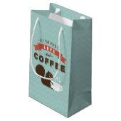 必要なのは愛とコーヒー – リス スモールペーパーバッグ (裏面アングル)