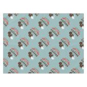 必要なのは愛とコーヒー – リス テーブルクロス (正面(横))