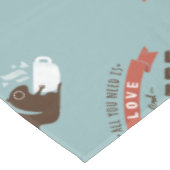 必要なのは愛とコーヒー – リス テーブルクロス (アングル)