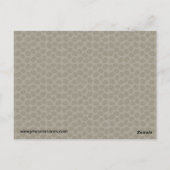 必要なのは愛とコーヒー – リス ポストカード (裏面)