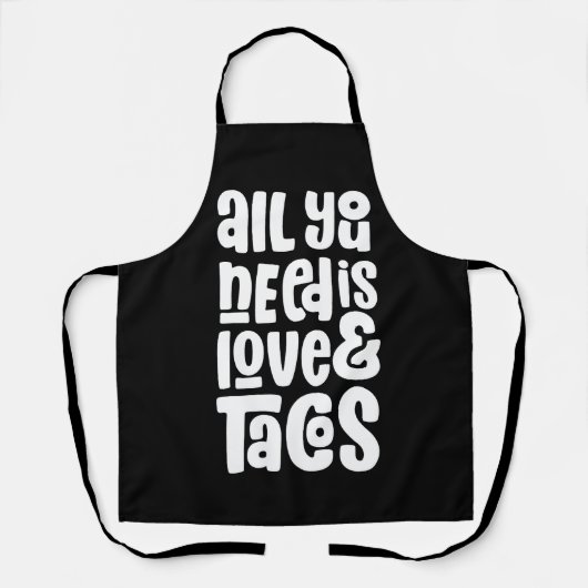 必要なのは愛とタコスだけだ エプロン (正面)