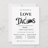 必要なのは愛とタコスのリハーサルのディナー 案内状 (正面)