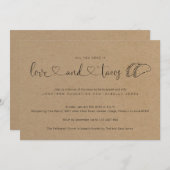 必要なのは愛とタコスのリハーサルディナー 招待状 (正面/裏面)