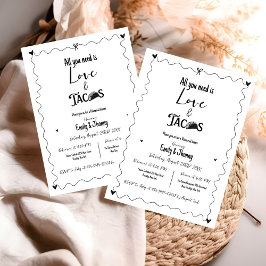 必要なのは愛とタコスのリハーサル手描き 案内状