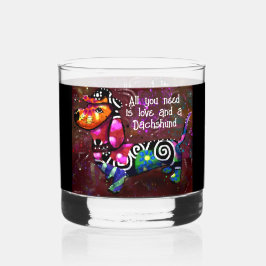 必要なのは愛とダシュント抽象芸術アート ウイスキーグラス