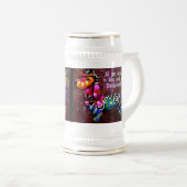 必要なのは愛とダシュント抽象芸術アート ビールジョッキ (正面右)