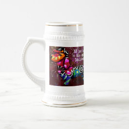必要なのは愛とダシュント抽象芸術アート ビールジョッキ