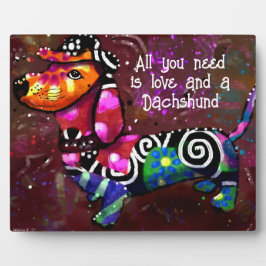 必要なのは愛とダシュント抽象芸術アート フォトプラーク