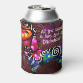 必要なのは愛とダシュント抽象芸術アート 缶クーラー (缶裏面)