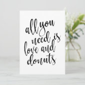 必要なのは愛とドーナツのサイン手頃だけ 招待状 (スタンド正面)