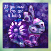 必要なのは愛とバニー抽象芸術 ウィンドウサイン (シート3)