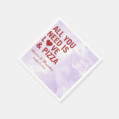 必要なのは愛とピザのナモダンプキン結婚だけだ スタンダードカクテルナプキン (角)