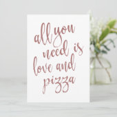 必要なのは愛とピザのバラ金ゴールド 招待状 (スタンド正面)