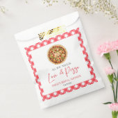 必要なのは愛とピザのブライダルシャワー フェイバーバッグ (封をした状態)