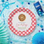 必要なのは愛とピザのリハーサルディナー ペーパープレート (パーティー)