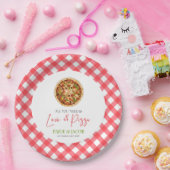 必要なのは愛とピザのリハーサルディナー ペーパープレート (パーティー)