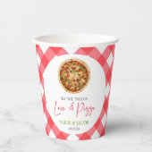 必要なのは愛とピザのリハーサルディナー 紙コップ (正面)