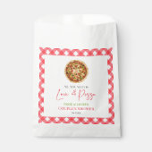 必要なのは愛とピザカップルのシャワー フェイバーバッグ (正面)