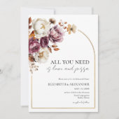 必要なのは愛とピザリハーサルディナー 招待状 (正面)