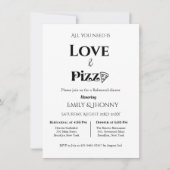 必要なのは愛とピザリハーサルディナー 案内状 (正面)