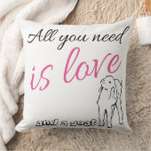 必要なのは愛とヤギだけだ クッション (ブランケット)