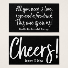 必要なのは愛と無料の飲み物、チケット