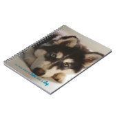 必要なのは愛と犬の8.5x5.5ハスキー ノートブック (左側)