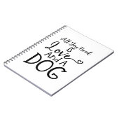 必要なのは愛と犬 ノートブック (左側)