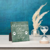 必要なのは愛と犬 フォトプラーク (インサイチュ)