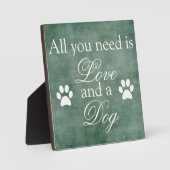必要なのは愛と犬 フォトプラーク (正面)