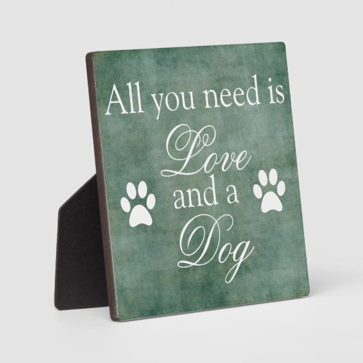 必要なのは愛と犬 フォトプラーク (正面)