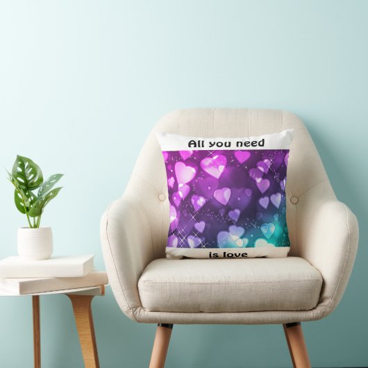 必要なのは愛のハート装飾用クッション クッション (椅子)