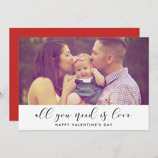 必要なのは愛のバレンタインデーのカードだけだ シーズンカード (正面/裏面)