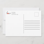 必要なのは愛のバレンタインデー 案内状 (裏面)