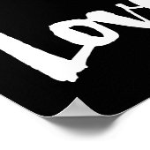 必要なのは愛の手書きタイポグラフィポスター ポスター (角)