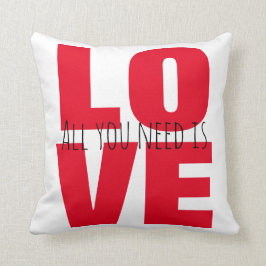 必要なのは愛の装飾用クッション クッション