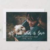 必要なのは愛バレンタインデーの写真カード シーズンカード (正面)