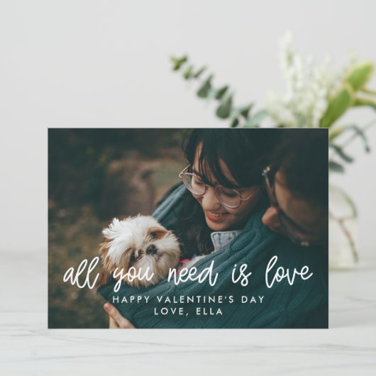 必要なのは愛バレンタインデーの写真カード シーズンカード (スタンド正面)