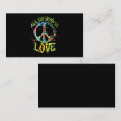 必要なのは愛ヒッピーだけだ 名刺 (正面/裏面)