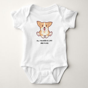 必要なのは愛犬ベビーTシャツだけ ベビーボディスーツ