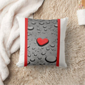 必要なのは愛 – ハートレインドロップ装飾用クッション クッション (ブランケット)